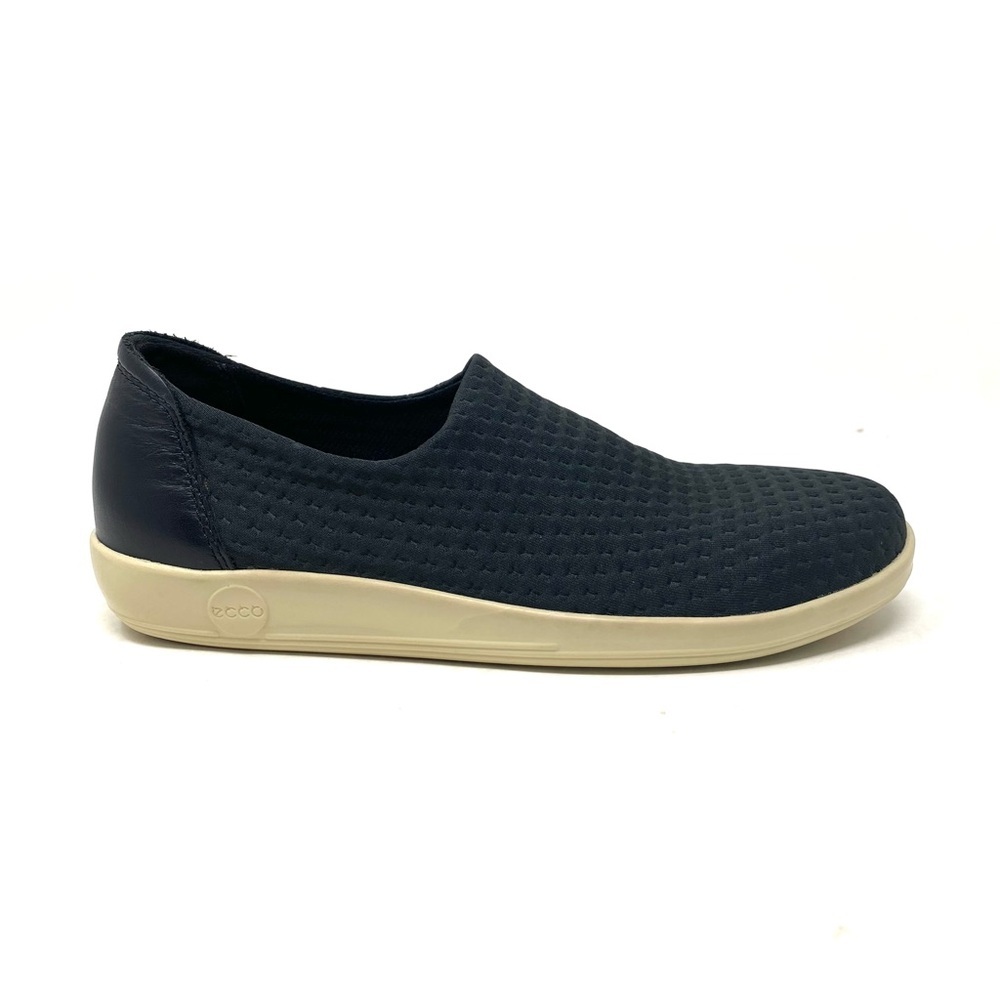 ECCO Soft 2.0 Women’s Black Textile Slip-On Shoes Size 36 (US 5–5.5)